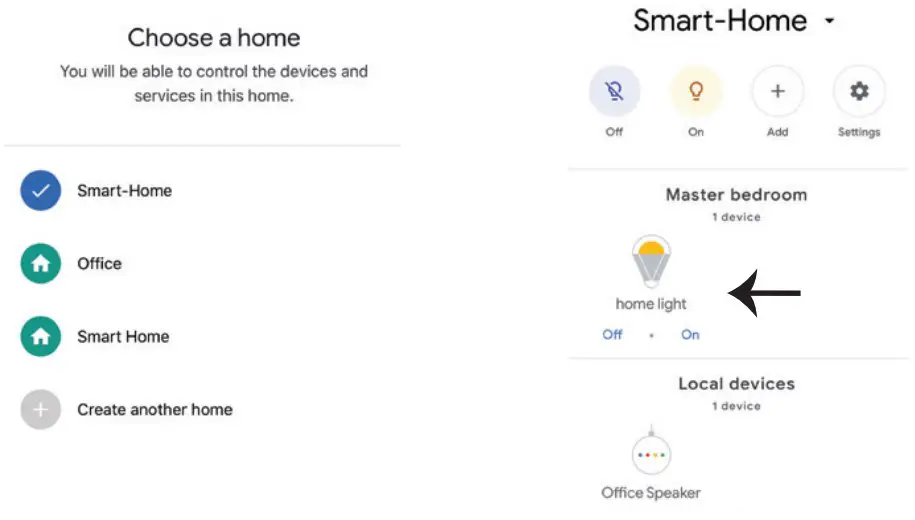 GOOGLE HOME SETTINGS