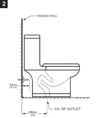 UNBRANDED TM 0382Y Modern 1 28 GPF One Piece Toilet - overview 1