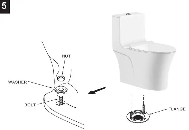 UNBRANDED TM 0382Y Modern 1 28 GPF One Piece Toilet - overview 4