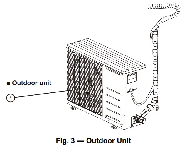 Carrier 38MURA-18K Residential Single Zone Heat Pump System - Fig 1