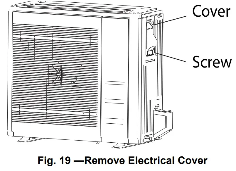 Carrier 38MURA-18K Residential Single Zone Heat Pump System - Fig 17