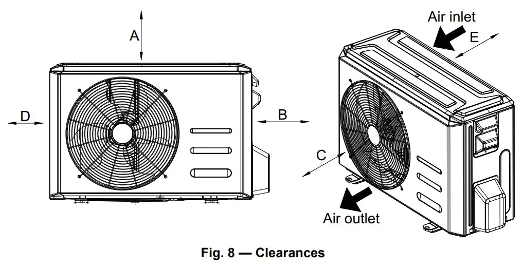 Carrier 38MURA-18K Residential Single Zone Heat Pump System - Fig 6