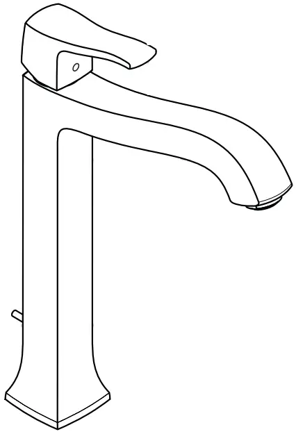 hansgrohe 31078XXX Metris Classic Basin Water Mixer