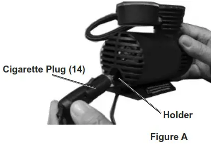 PITTSBURGH 63152 12V Light Duty Portable Inflator - Operating Instructions 1