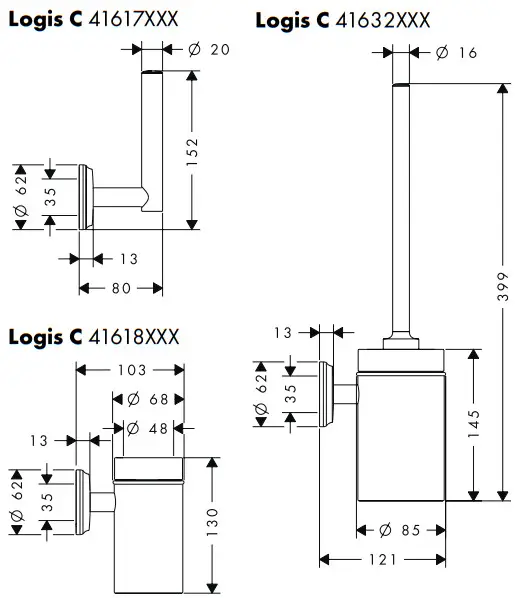 hansgrohe 41612000 LOGIS Classic Towel Holder - Logis 5