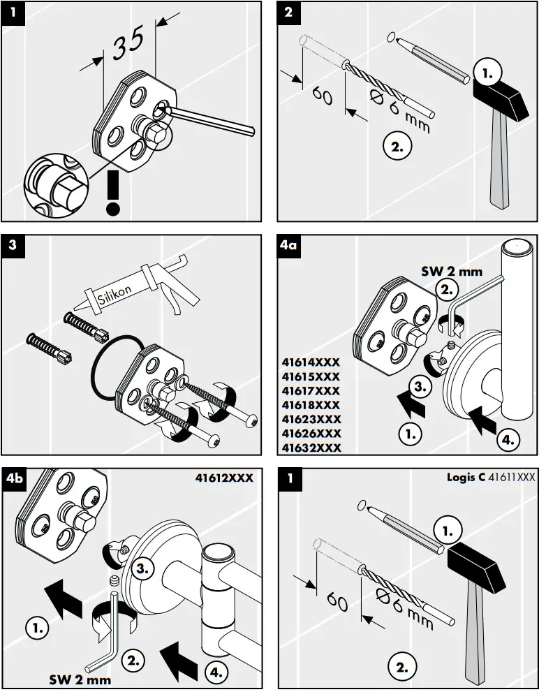 hansgrohe 41612000 LOGIS Classic Towel Holder - Logis 7
