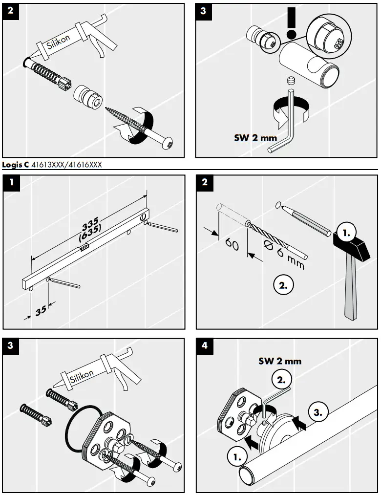 hansgrohe 41612000 LOGIS Classic Towel Holder - Logis 8