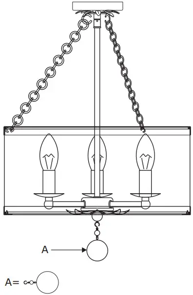 CRYSTORAMA 513 GA CEILING Three Light Ceiling Mount Broche - CEILING MOUNT