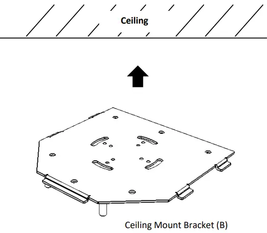 datavideo-CM-10-Professional-Ceiling-Mount-for-Robotic-Pan-Tilt-Head-fig 1