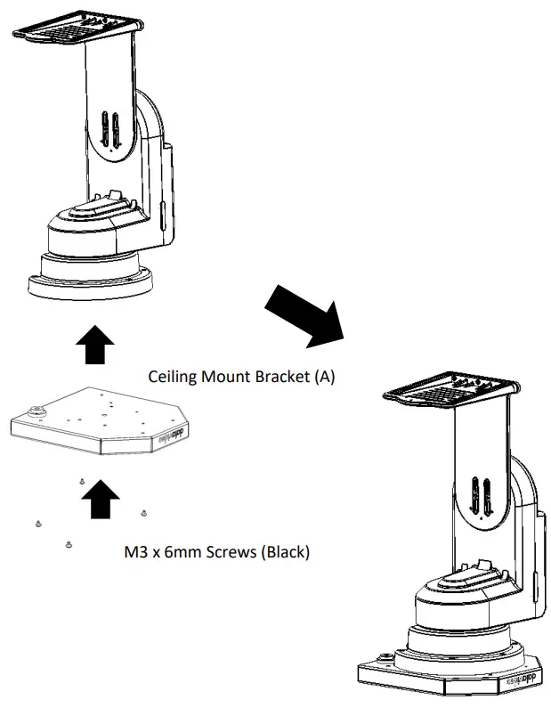 datavideo-CM-10-Professional-Ceiling-Mount-for-Robotic-Pan-Tilt-Head-fig 6