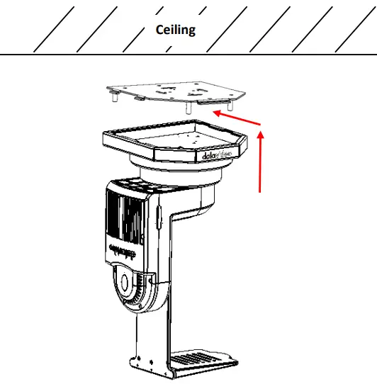 datavideo-CM-10-Professional-Ceiling-Mount-for-Robotic-Pan-Tilt-Head-fig 7