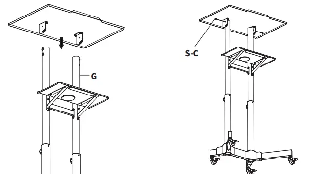 V I V O-CART-V03E-W-Multi-Purpose-Mobile-Podium-FIG-15