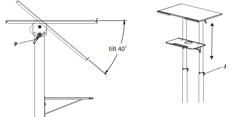 V I V O-CART-V03E-W-Multi-Purpose-Mobile-Podium-FIG-18