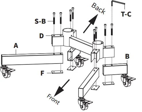 V I V O-CART-V03E-W-Multi-Purpose-Mobile-Podium-FIG-7