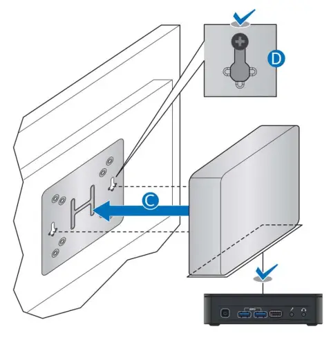 Use the VESA Bracket (Optional)