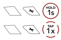 SENA 50R Mesh Intercom Headset - BUTTON 1