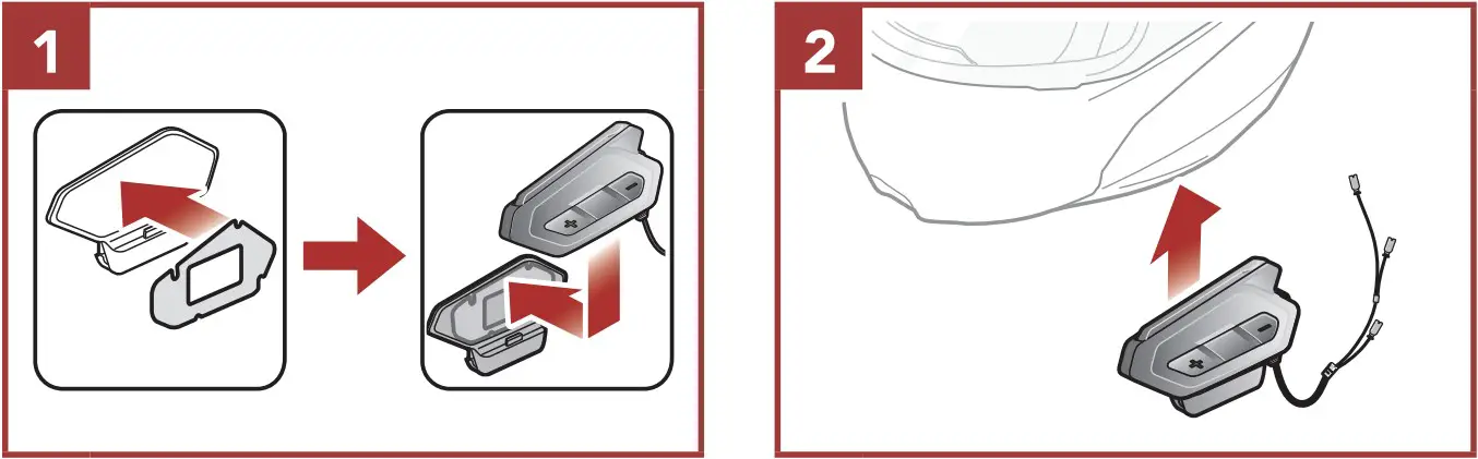 SENA 50R Mesh Intercom Headset - Clamp