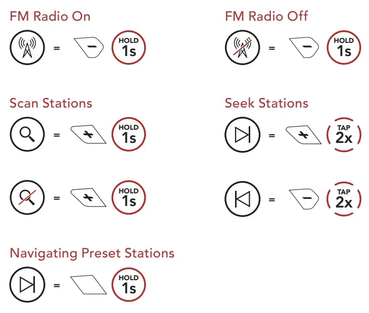 SENA 50R Mesh Intercom Headset - Radio