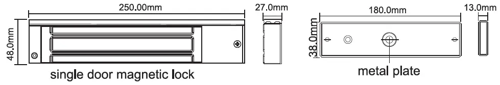 aperta-A1ML250-250kg-Holding-Force-Magnetic-Lock-fig- (2)