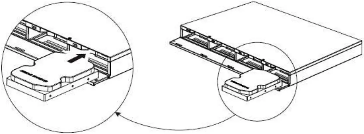 Hard disk installation