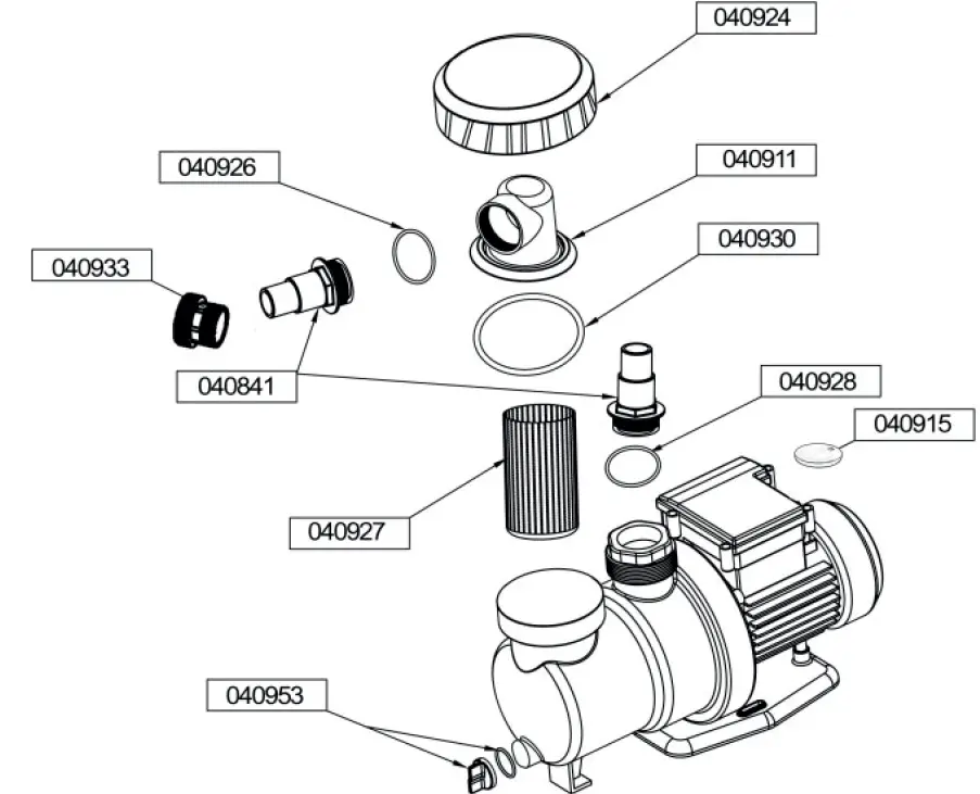 Swim Fun SPS50-1 250 Watt Pump for Pools and Hot 2