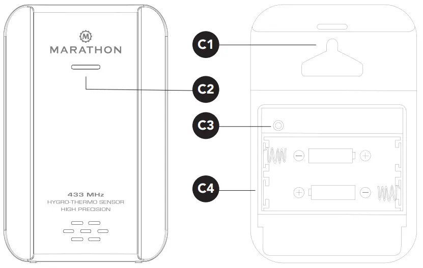 MARATHON BA030021 Weather Station with Large Colour Display - Discription 3