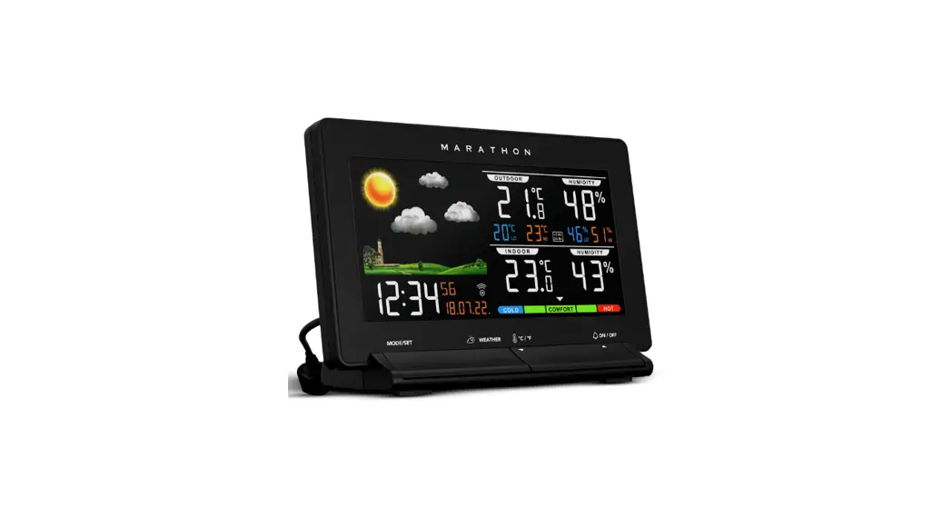 Marathon Ba030021 Weather Station With Large Colour Display Instruction Manual