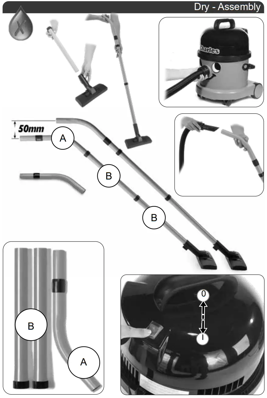 Numatic WV 470 Wet or Dry Vacuum Cleaner - machine2