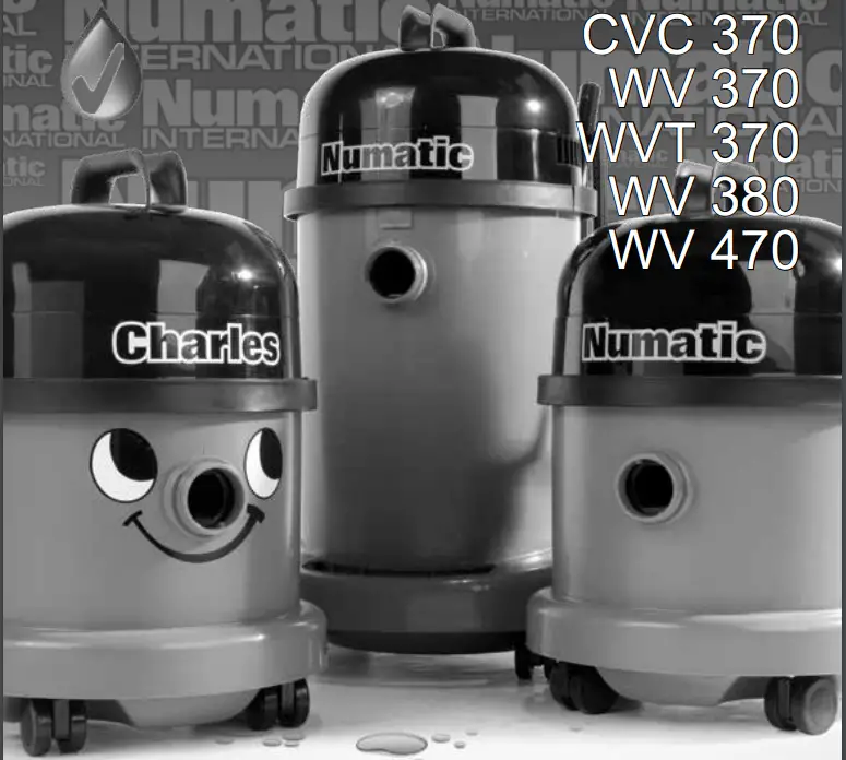 Numatic WV 470 Wet or Dry Vacuum Cleaner