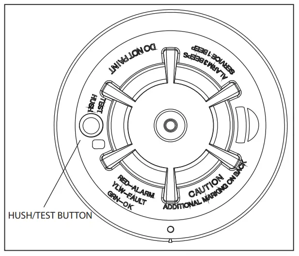 DSC PG9936 Wireless Smoke and Heat Detector -