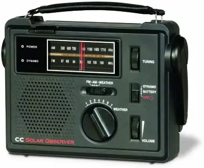 C CRANE CC SOLAR OBSERVER Wind Up Radio