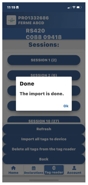 onAttestra SimpliTRACE Mobile - fig 9