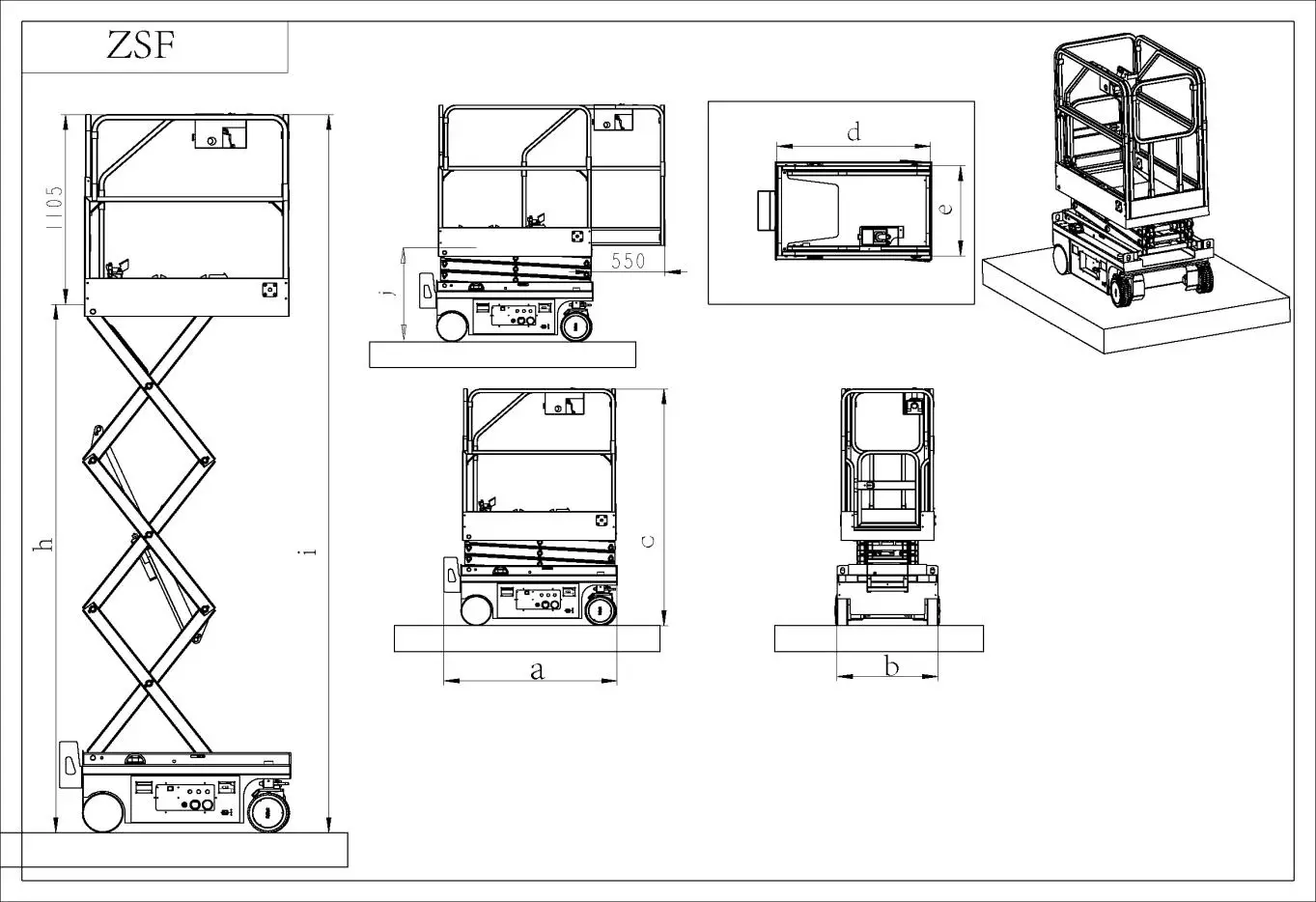 Tuyue-Lift ZSF-Series-Fully-Electric-Scissor-Lifted-Working-Platform-01