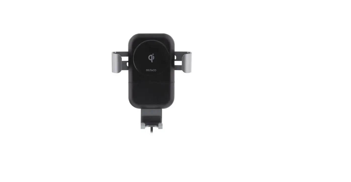 Deltaco Qi-1030 Fast Wireless Car Charger User Manual