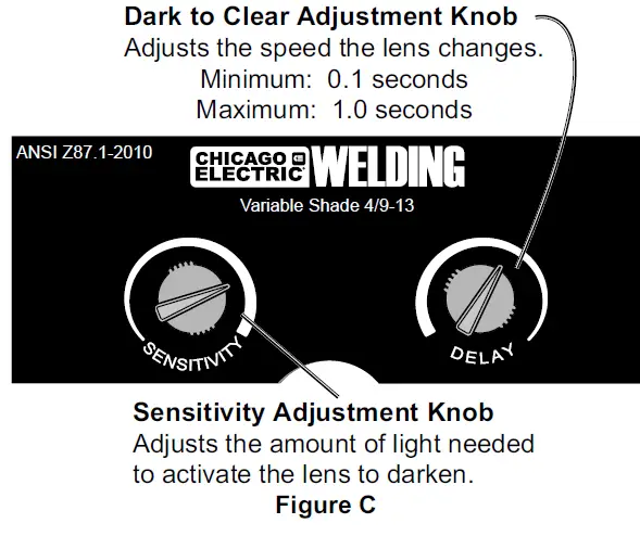 CHICAGO ELECTRIC 63121 Auto Darkening Welding Helmet with Racing Stripe Design 5