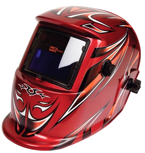 CHICAGO ELECTRIC 63121 Auto Darkening Welding Helmet with Racing Stripe Design