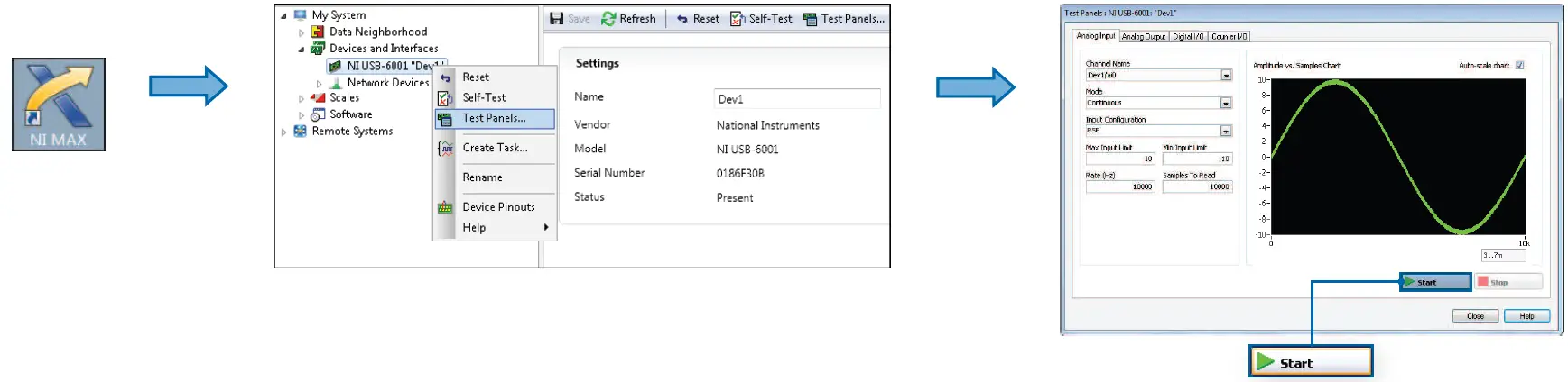 NATIONAL INSTRUMENTS NI USB-6001, 6002, 6003 Low-Cost DAQ USB Device 4