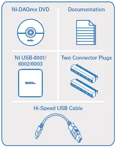 NATIONAL INSTRUMENTS NI USB-6001, 6002, 6003 Low-Cost DAQ USB Device 6
