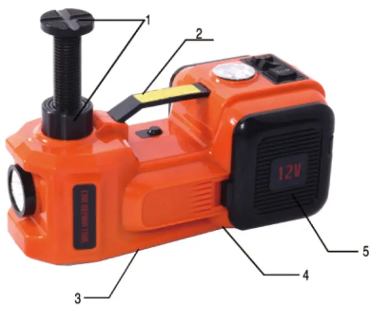 VEVOR ZSY01-2 Electric Hydraulic Jack - fig