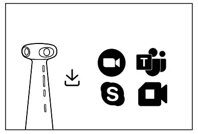 IPEVO TOTEM 360 Immersive Conference Camera with Speakerphone - microphone,