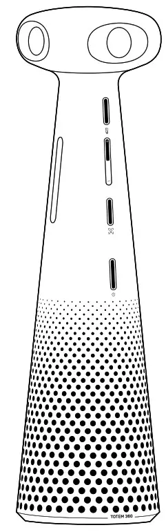 IPEVO TOTEM 360 Immersive Conference Camera with Speakerphone