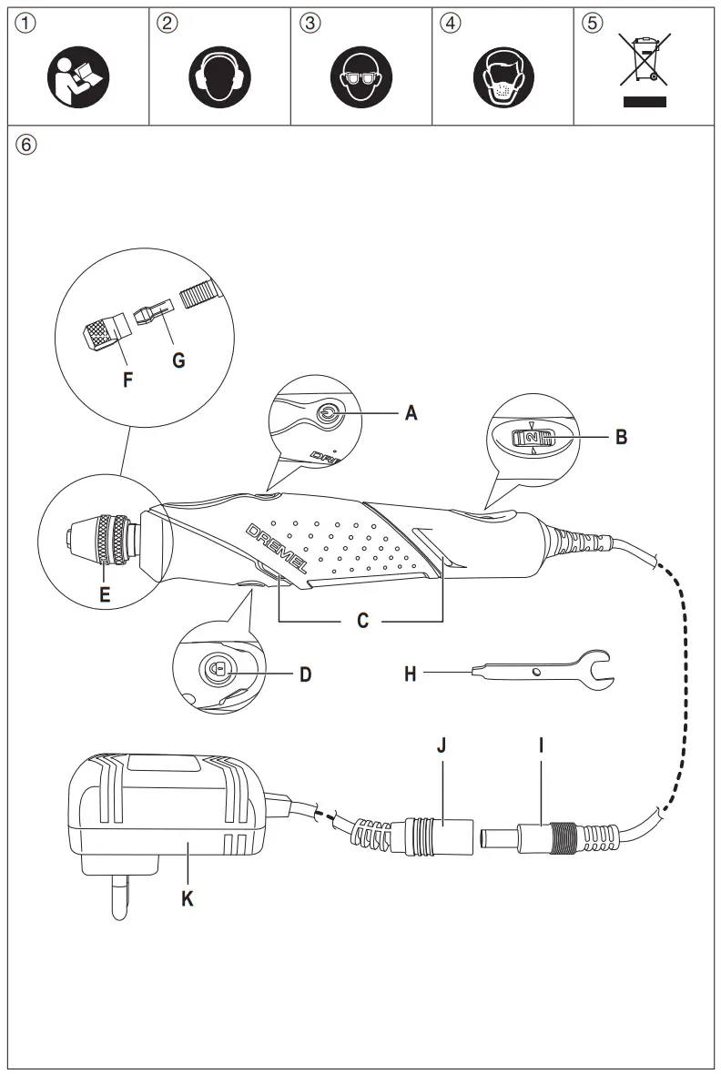 DREMEL 2050 Stylo Engraving Pen - fig 1