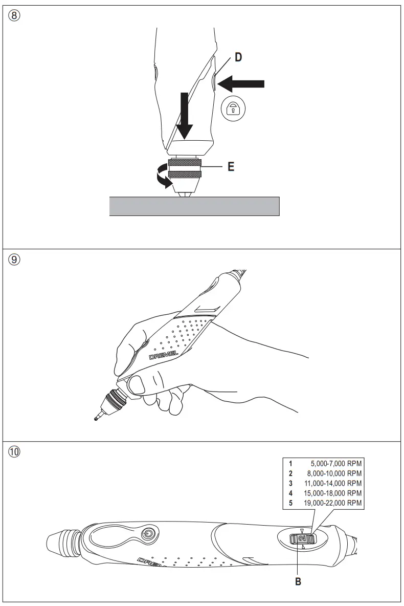 DREMEL 2050 Stylo Engraving Pen - fig 3