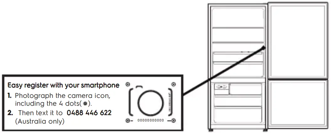 Westinghouse WTB4600 Top Mount Frost Free Fridge - inside fridge