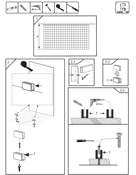 SANOTECHNIK BP100 Shower Screen Sanoflex Freedom II Black - fig 1