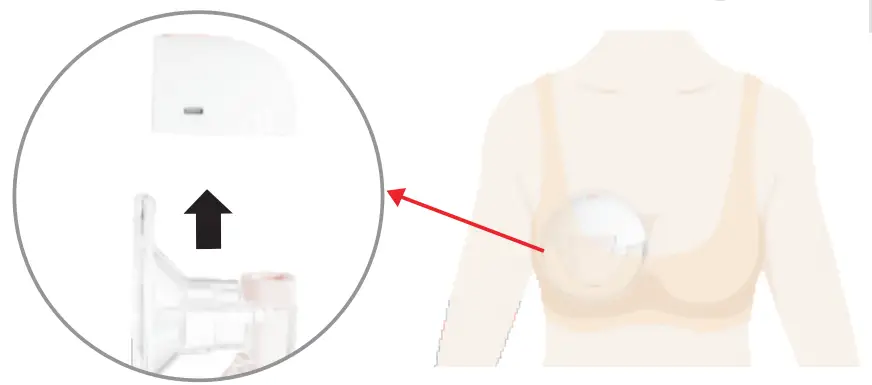 How to remove the pump and pour breast milk