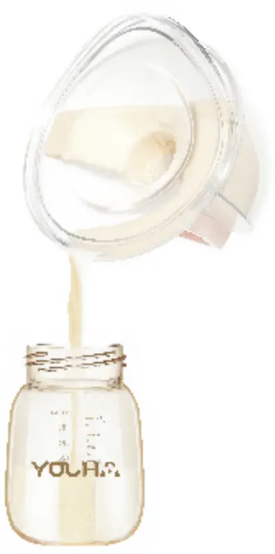 How to remove the pump and pour breast milk