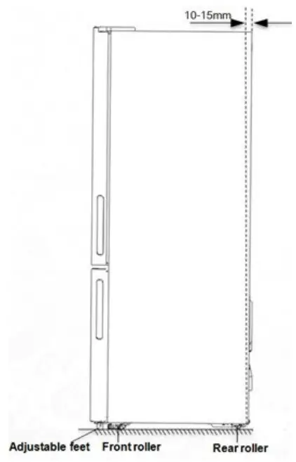 SUMMIT FFBF279SSX Two Door Refrigerator With Bottom Freezer - fig