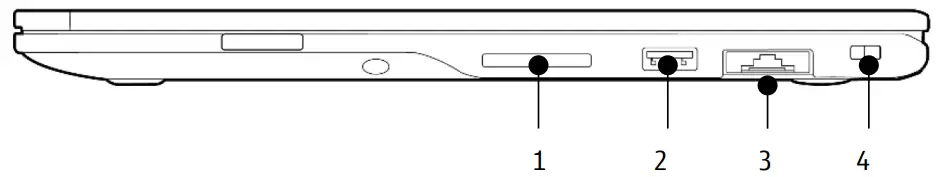 FUJITSU UH-X FHD IPS 400Nits Thin and Light Laptop - Right