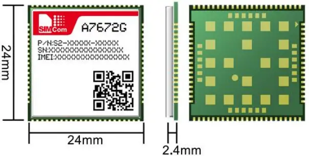 SUNSEA AIOT A7672G, A7670G SIMCom LTE Cat 1 Module A1